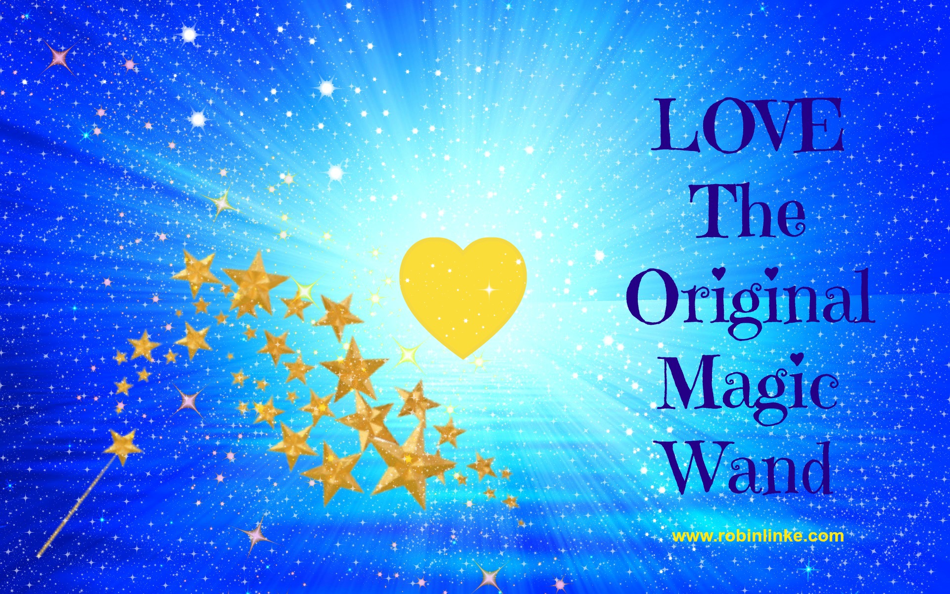 love magic wand background